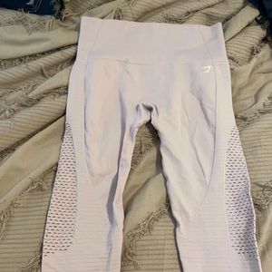 purple gym shark leggings